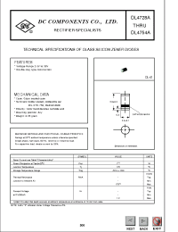 Datasheet DL4740A manufacturer DCCOM