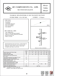 Datasheet FR104 manufacturer DCCOM