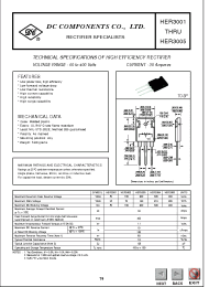 Datasheet HER3004 manufacturer DCCOM
