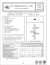 Datasheet HER304 manufacturer DCCOM