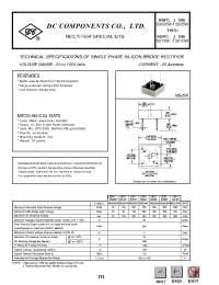 Datasheet MB5002W manufacturer DCCOM