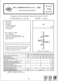 Datasheet RL102F manufacturer DCCOM