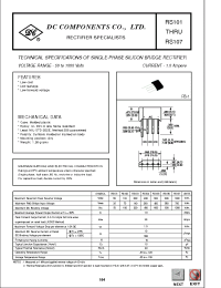 Datasheet RS104 manufacturer DCCOM