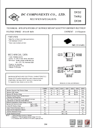 Datasheet SK34 manufacturer DCCOM
