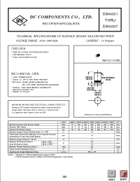 Datasheet SM4003 manufacturer DCCOM