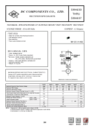 Datasheet SM4933 manufacturer DCCOM