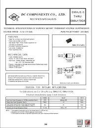 Datasheet SMAJ130A manufacturer DCCOM