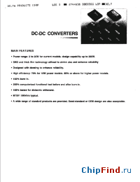 Datasheet DPD0506A-1 manufacturer Delta