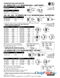 Datasheet 052-3191-003 manufacturer Dialight