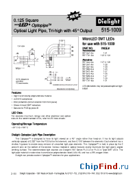 Datasheet 515-1009 manufacturer Dialight