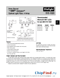 Datasheet 515-1020 manufacturer Dialight