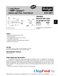 Datasheet 515-1027 manufacturer Dialight
