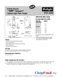Datasheet 515-1039 manufacturer Dialight