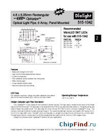 Datasheet 515-1042 manufacturer Dialight