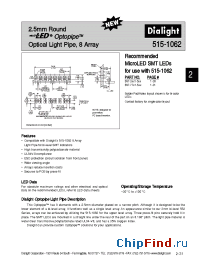 Datasheet 515-1062 manufacturer Dialight