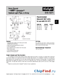 Datasheet 515-1071 manufacturer Dialight