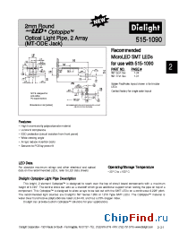 Datasheet 515-1090 manufacturer Dialight