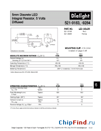 Datasheet 521-9183 manufacturer Dialight
