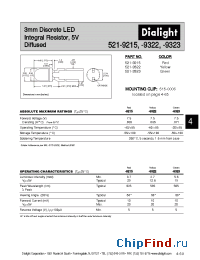 Datasheet 521-9215 manufacturer Dialight