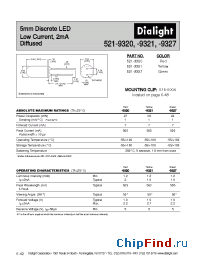 Datasheet 521-9327 manufacturer Dialight