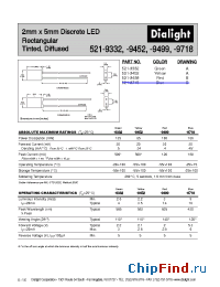 Datasheet 521-9332 manufacturer Dialight