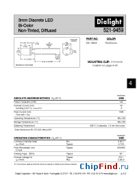 Datasheet 521-9459 manufacturer Dialight