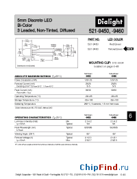 Datasheet 521-9460 manufacturer Dialight