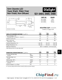 Datasheet 521-9464 manufacturer Dialight