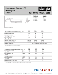 Datasheet 521-9606 manufacturer Dialight