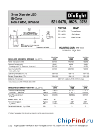 Datasheet 521-9628 manufacturer Dialight
