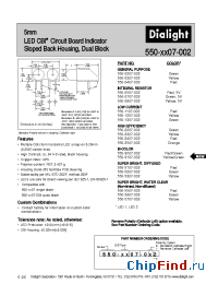 Datasheet 550-0207-012 manufacturer Dialight