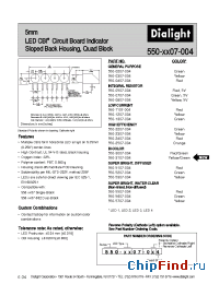Datasheet 550-0707-014 manufacturer Dialight