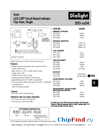 Datasheet 550-1204 manufacturer Dialight