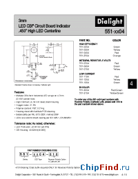 Datasheet 551-0204-010 manufacturer Dialight