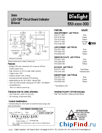 Datasheet 553-0122-300 manufacturer Dialight