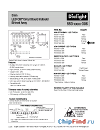 Datasheet 553-0133-306 manufacturer Dialight