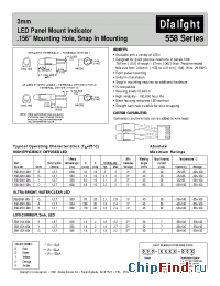 Datasheet 558-0201-007 manufacturer Dialight