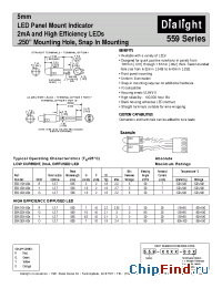 Datasheet 559-1101-007 manufacturer Dialight