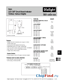 Datasheet 561-2501-050 manufacturer Dialight