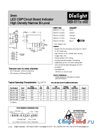 Datasheet 569-0112-200 manufacturer Dialight
