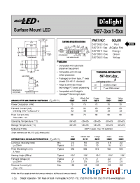 Datasheet 597-3021-507 manufacturer Dialight