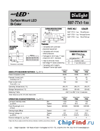 Datasheet 597-7721-107 manufacturer Dialight