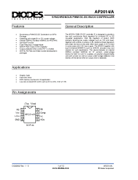Datasheet AP2014SMG manufacturer Diodes