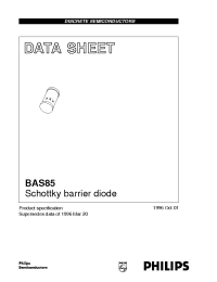 Datasheet BAS85/T1 manufacturer Diodes