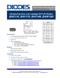 Datasheet BAW156 manufacturer Diodes