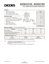 Datasheet BZX84C10S manufacturer Diodes