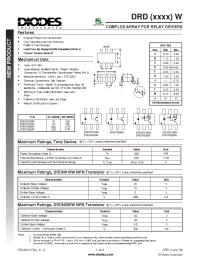 Datasheet DRDN010W-7 manufacturer Diodes