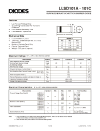 Datasheet LLSD101A-13 manufacturer Diodes