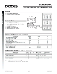Datasheet MBR1050 manufacturer Diodes