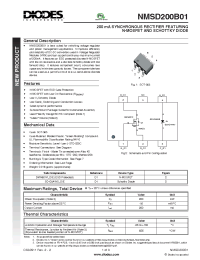 Datasheet NMSD200B01-7 manufacturer Diodes